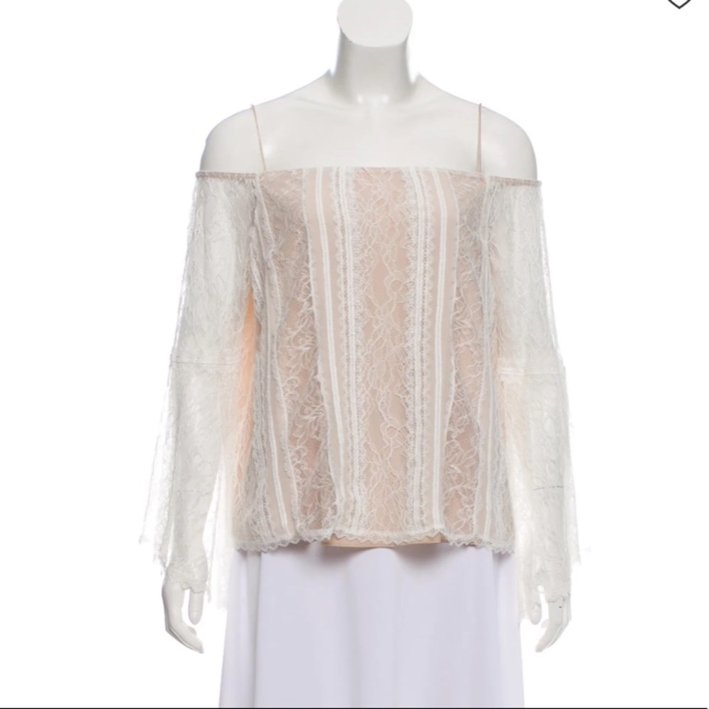Alice And Olivia Lace Blouse